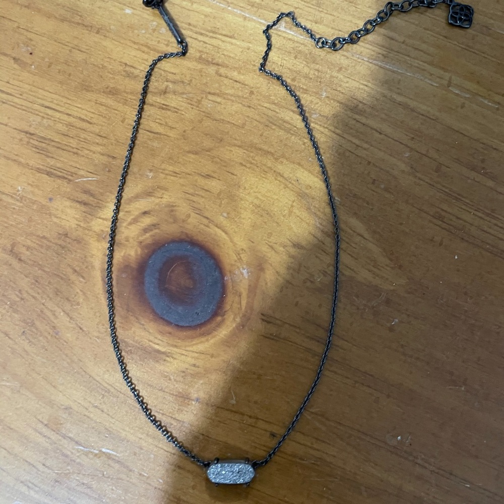 Kendra Scott custom necklace.